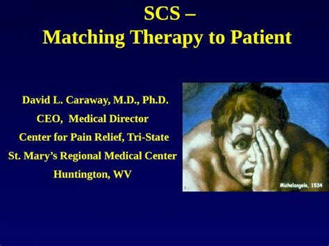 Pptx Scs Matching Therapy To Patient Dokumentips