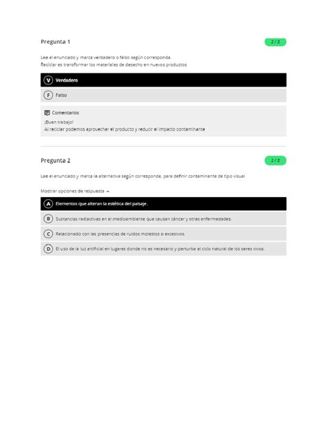 T2 Responsabilidad Social Pregunta 1 Lee El Enunciado Y Marca