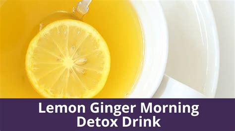 Lemon Ginger Morning Detox Drink MTHFR Support Australia