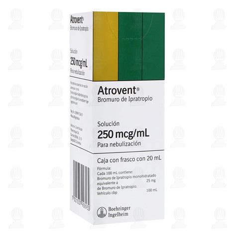 Atrovent 250mcgml 20 Ml