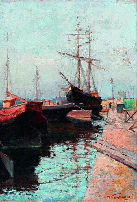 Wasilly Kandinsky Odessa Port 1898 Tretyakov Gallery Moscow Odessa