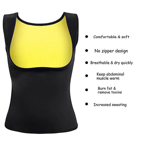 Women Hot Shapers Sauna Sweat Neoprene Body Shaper Hot Sweat Slimming Vest Push Up Vest Waist