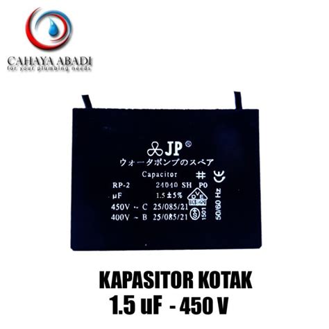 KAPASITOR KOTAK 1 5 UF 450V JP ATAU SAN EI CAPASITOR Lazada