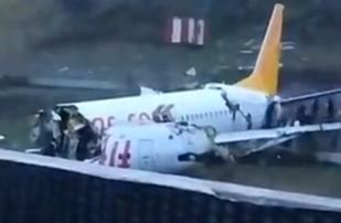 Incident aviatic grav în Turcia Un avion s a rupt în două focuspress ro