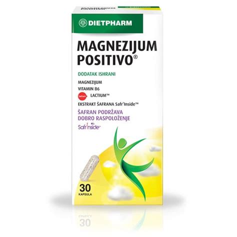 Magnezijum Positivo® 30 Kapsula Lilly Drogerie Online