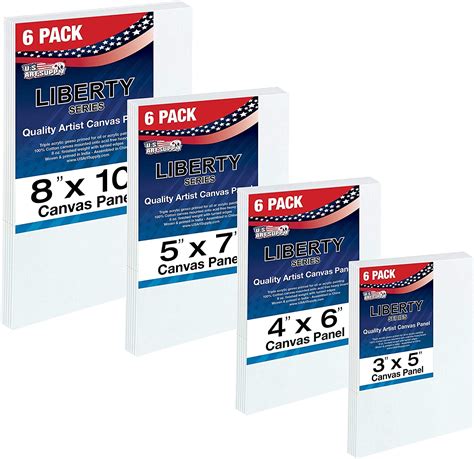 Jp Us Art Supply Multi Pack 6 Ea Of 3 X 5 4 X 6 5 X 7 8 X