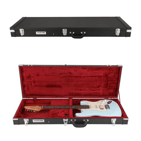 Snapklik GHOSTFIRE Wooden Hard Shell Cases Electric Guitar Case