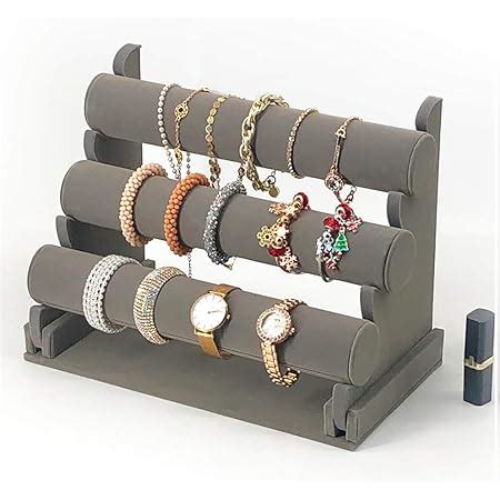 Amazon 7TH VELVET Jewelry Organizer Holder With 3 Tier Easily For