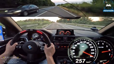 Watch BMW M140i Hit 155 MPH On The Autobahn With Zero Efforts