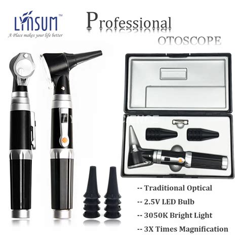 Ce Traditional Otoscope Professional Otoscopio Ent Diagnostic Kit