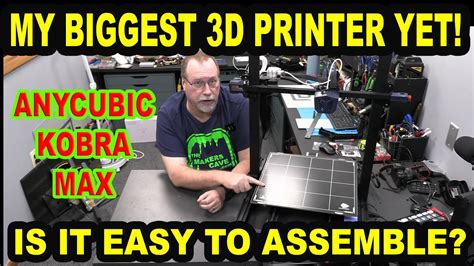 Anycubic Kobra Max Review Assembly YouTube