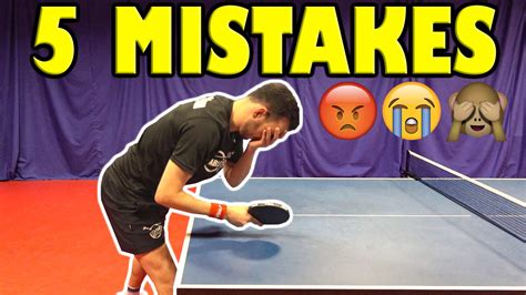 These Mistakes Make You An Average Table Tennis Player