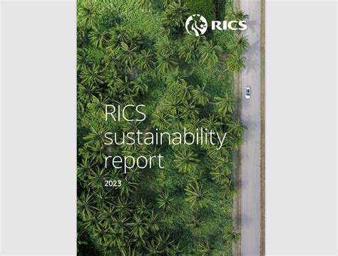 Rics Launches 2023 Sustainability Report Specification Online