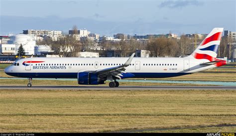 G Neop British Airways Airbus A321 Neo At Warsaw Frederic Chopin