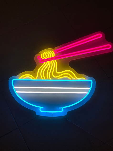 Ramen Neon Sign Ramen Led Sign Ramen Neon Light Ramen Etsy