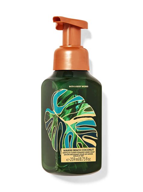 Waikiki Beach Coconut Gentle Clean Foaming Hand Soap Bath And Body