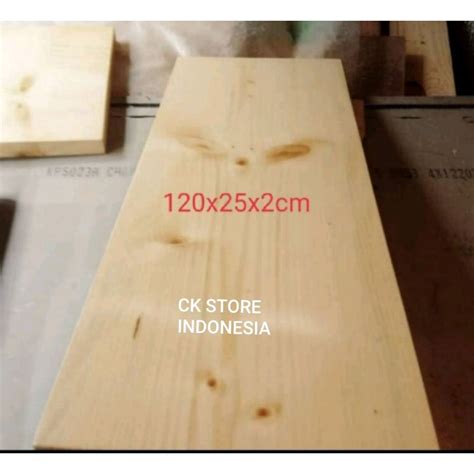 Jual Papan Kayu Jati Belanda X X Cm Sudah Di Amplas Halus Shopee