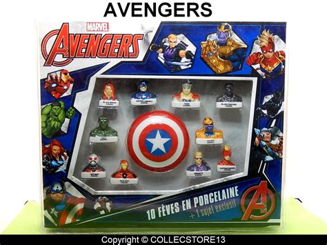 Serie Complete De Feves Marvel Avengers En Coffret F Ves De