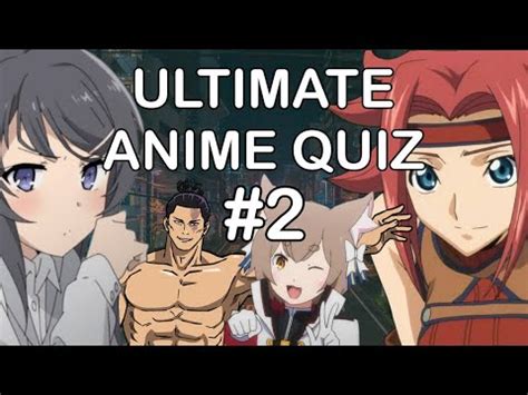 Ultimate Anime Quiz Openings Endings Ost Scenery Youtube