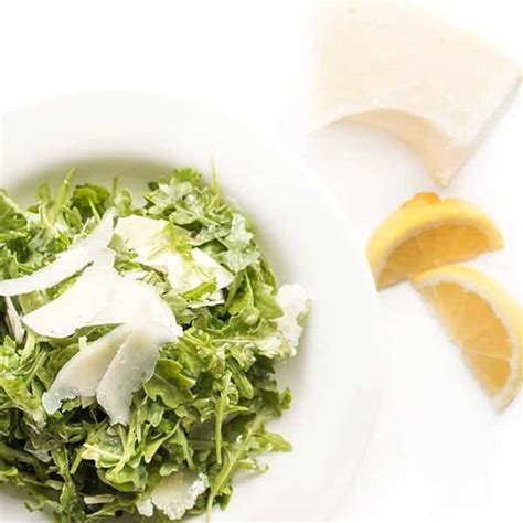 Arugula Salad With Shaved Parmesan The Lemon Bowl