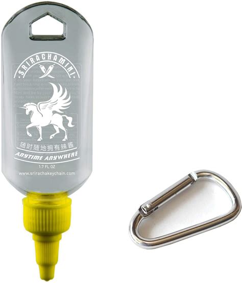 Amazon Sriracha Mini Hot Sauce Refillable Keychain Bottle Pack Oz Sauce Not