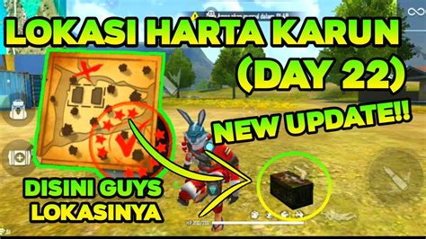 LOKASI HARTA KARUN FF TERBARU HARI KE 22 PIRATE TREASURE CHEST YouTube