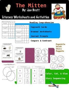 The Mitten Reading Literacy Worksheets With Activities In 2024