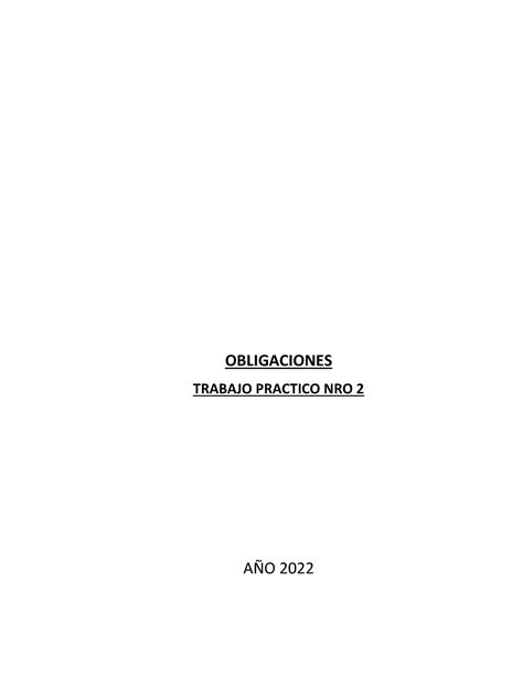 Tp 2 Obligaciones 50 Obligaciones Trabajo Practico Nro 2 A—o 2022 Respuesta 1 Las Tutelas