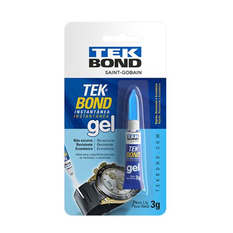 TekBond Instantânea Gel Blíster 3g Tekbond