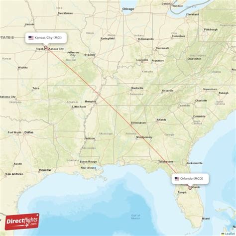 Direct Flights From Kansas City To Orlando Mci To Mco Non Stop