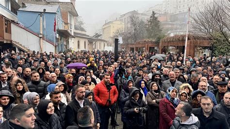 AK Parti Artvin Belediye Başkan Adayı Mehmet Kocatepe Kalabalık Bir