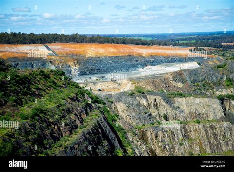 Historic Cornwall Pit In Greenbushes Mine Western Australia Stock