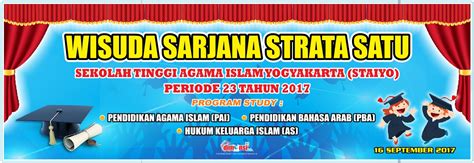 Design Banner Wisuda