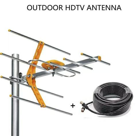 Digital HD Free TV Antenna Digital HDTV Indoor Antenna Free Local Channels Receiver Coaxial ...