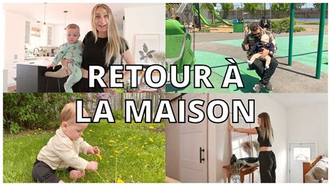 Retour à la maison fin de semaine en famille nouvelle déco première