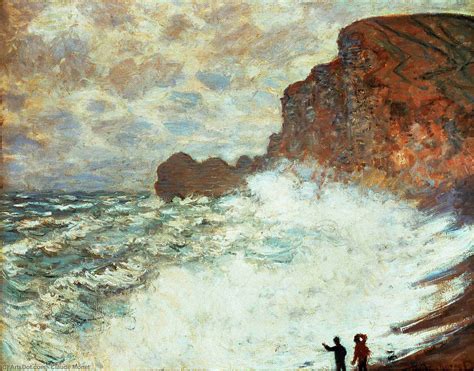 Museum Art Reproductions Stormy Seascape, 1883 by Claude Monet (1840 ...