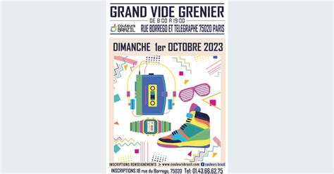 Grand Vide Grenier Telegraphe Borrego Paris Date Horaires