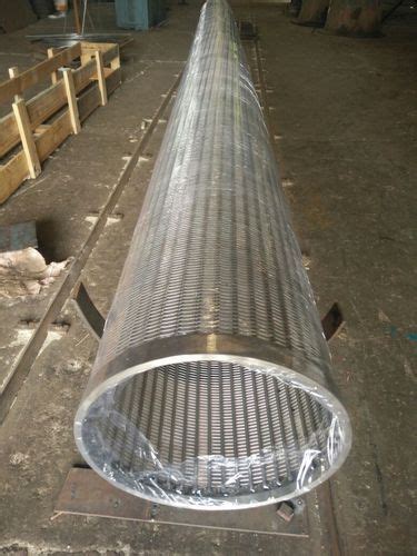 Ss Stainless Steel V Wire Screen Pipe Size 50 Dai To 300 Dia For