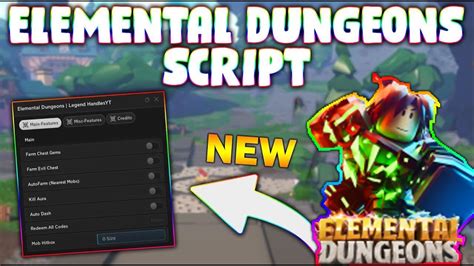 NEW Elemental Dungeons Script PASTEBIN 2023 FARM CHEST GEMS FARM