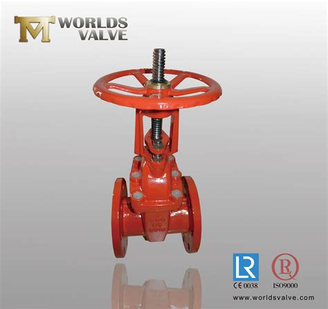 Cast Iron Rising Stem Sluice Gate Valve China Outside Screw Gate