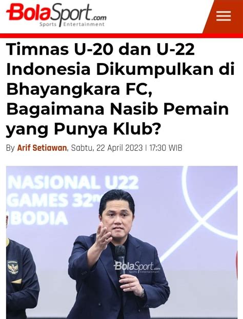 𝙄𝘿𝙎 on Twitter Jadi nih pemain Timnas dikumpulkan dalam 1 klub