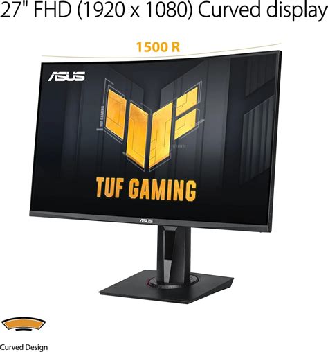 ASUS 27 VG27VQM 1080P TUF Gaming Curved HDR Monitor