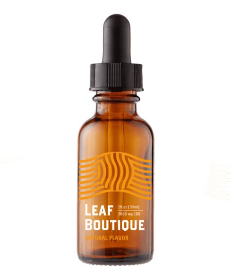 Full Spectrum Hemp Cbd Oil 3000 Mg 30ml Cbd Oil Leaf Boutique