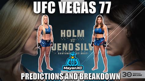 UFC Vegas 77 Holm Vs Bueno Silva Predictions And Breakdown YouTube