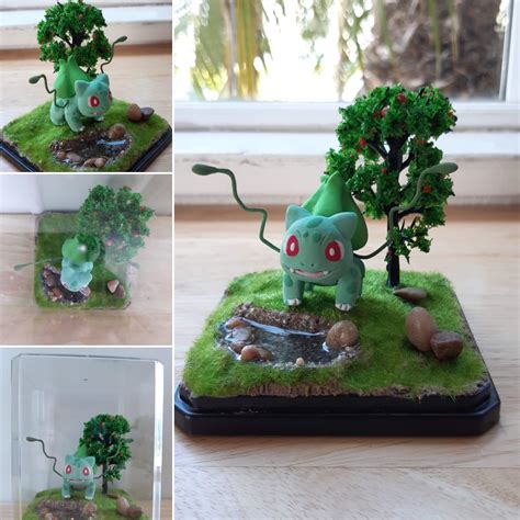 Bulbasaur Makeout Of Polymer Clay Terrarium Rpolymerclay