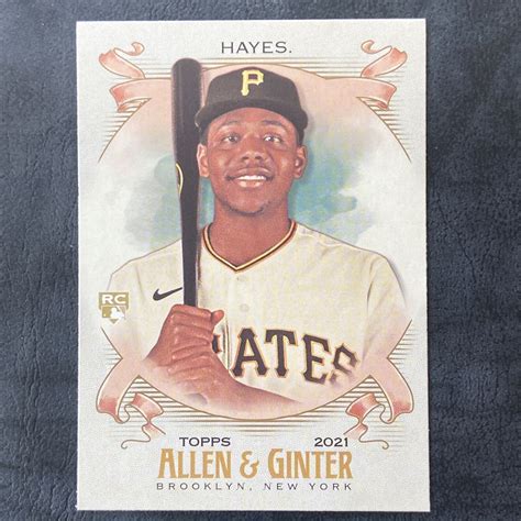 Kebryan Hayes Rc 2021 Allen And Ginter 39 Pittsburgh Pirates Rookie