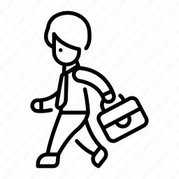 Human, man, moving, pedestrian, person, walk, walking icon - Download ...