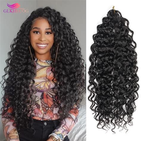 Ocean Wave Braiding Hair Extensions Crochet Braids Synthetic Hair