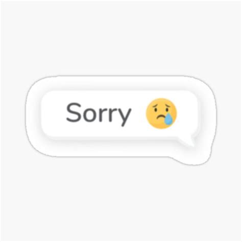 "Sorry emoji design" Sticker by Reem55 | Redbubble