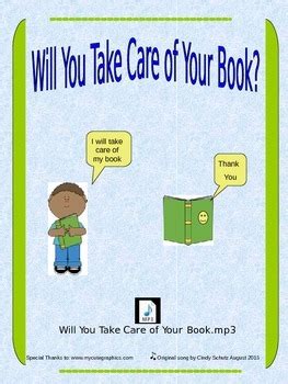 Library Book Care Song And Activities By Cindy Schutz TpT